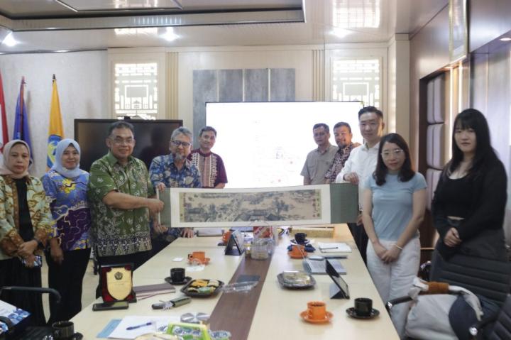 Delegasi HOPE International Kunjungi Unila Susun Rencana Kolaborasi Pendidikan